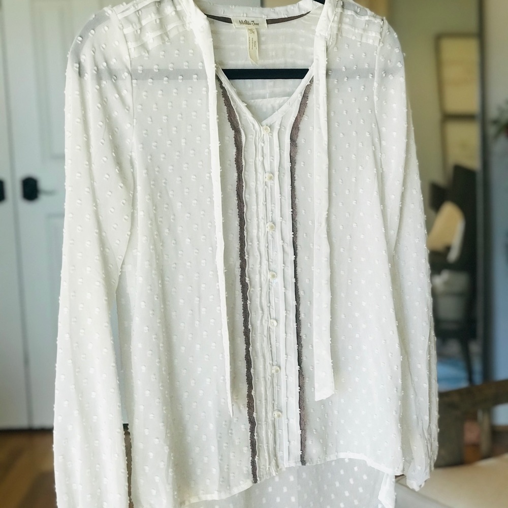 Matilda Jane White Blouse